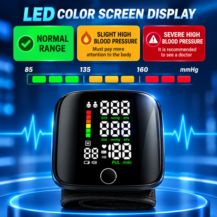 Wrist Blood Pressure Monitor